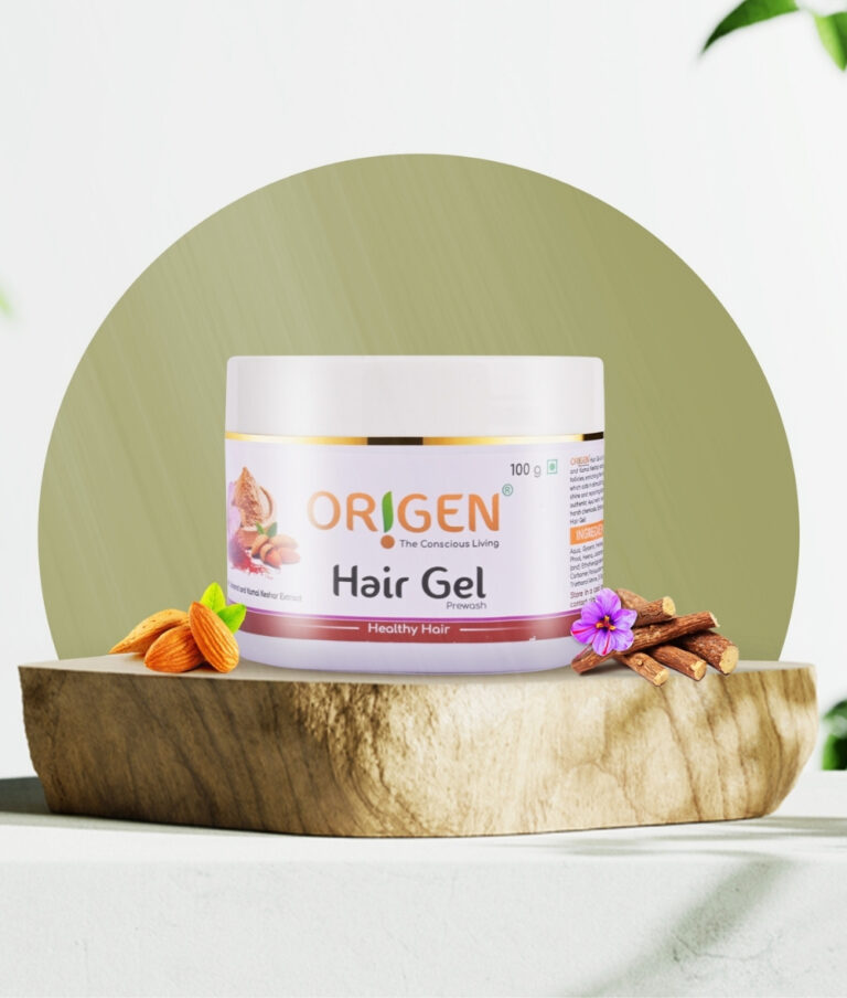 Hair Growth Hair Gel With Mulethi, Almond & Kamal Keshar